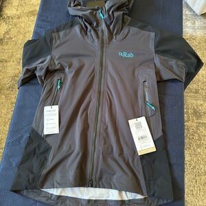 NWT Women’s RAB Kinetic 2.0 Alpine Jacket - Anthracite - multiple sizes avail